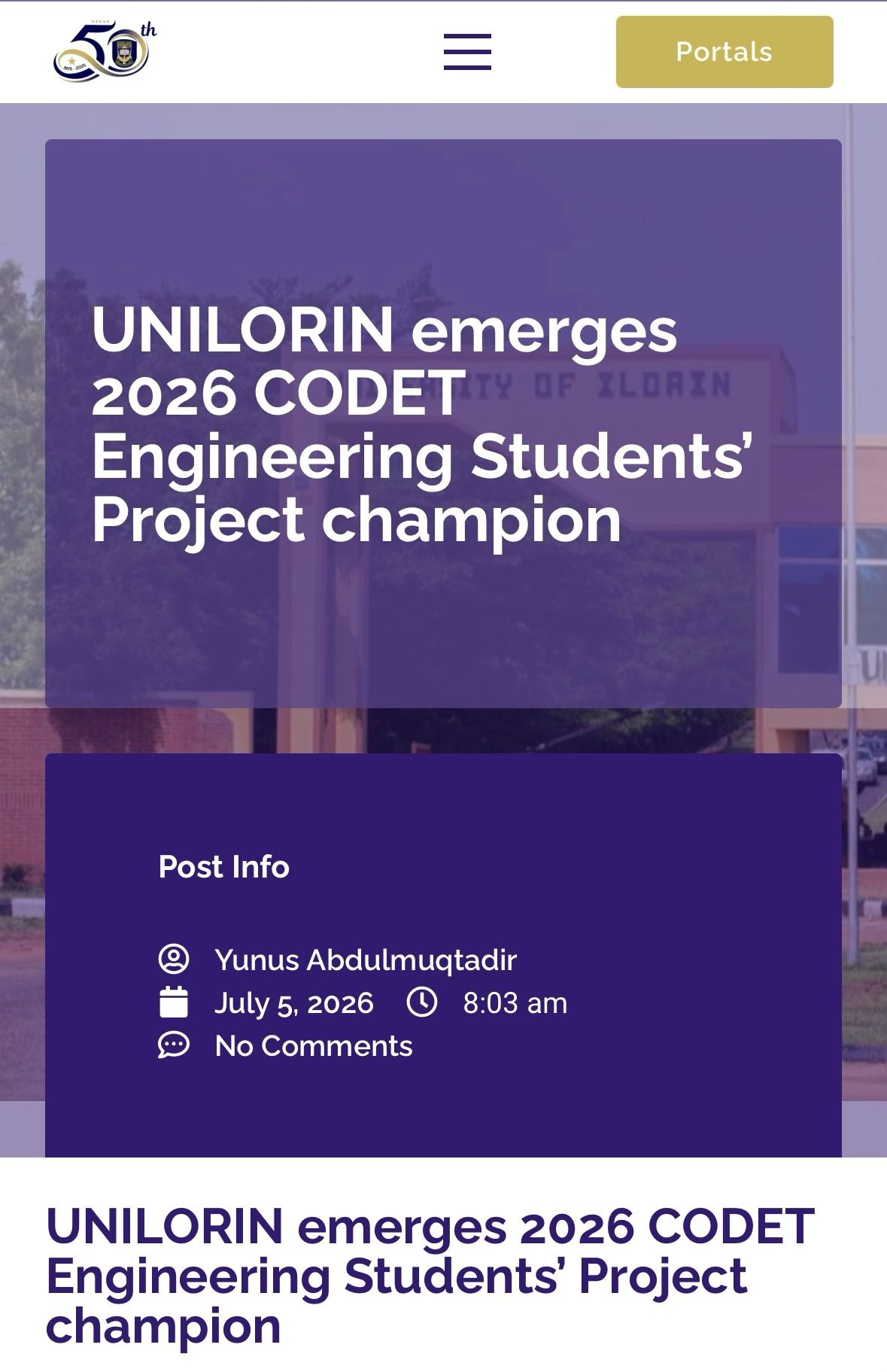 CODET Hackathon